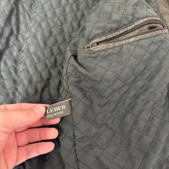 Vintage Echtes Leder Leather Aviator Bomber Jacket Size Small 80’s B-15 Brown - Picture 8 of 12